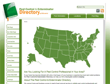 Tablet Screenshot of pestcontrolexterminator.info